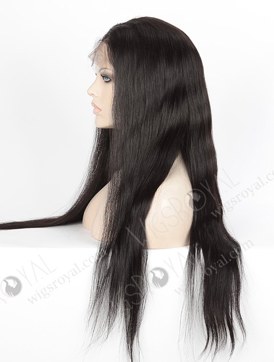 In Stock Indian Remy Hair 22" Straight #1B Color 360 Lace Wig 360LW-01028-5429