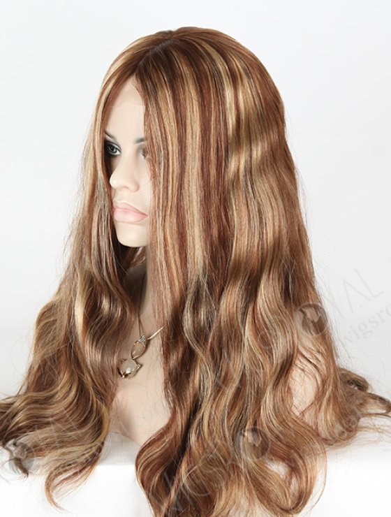 Special Wigs Cap With Lace From Ear To Ear Double Draw 20'' European Virgin Hair Jewish Wigs WR-JW-011-5545