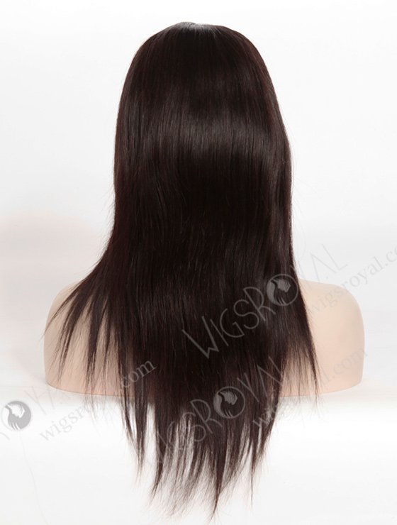In Stock Brazilian Virgin Hair 14" Straight Natural Color Full Lace Wig FLW-04012-6108