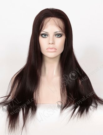 In Stock Brazilian Virgin Hair 20" Straight Natural Color Full Lace Wig FLW-04078