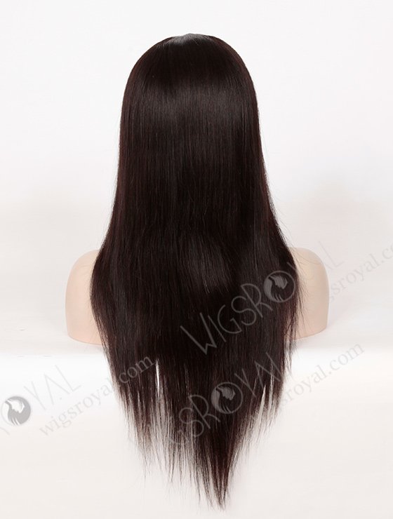 In Stock Brazilian Virgin Hair 18" Straight Natural Color Full Lace Wig FLW-04046-6170