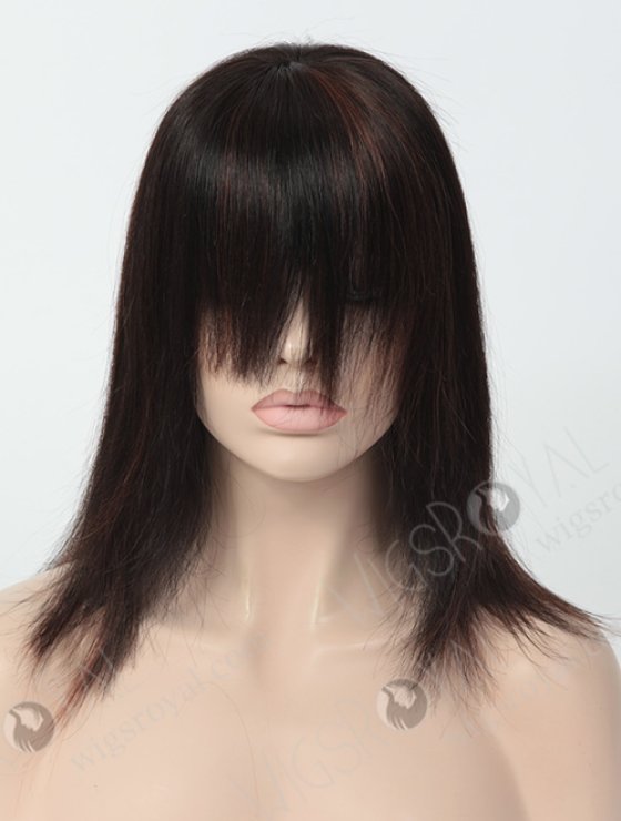 Human Hair Lace Front Wigs With Bangs WR-CLF-003-6648