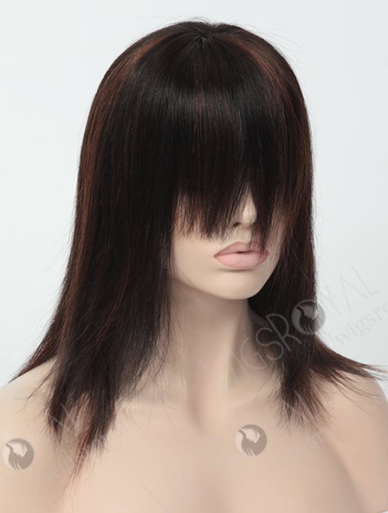 Human Hair Lace Front Wigs With Bangs WR-CLF-003-6651