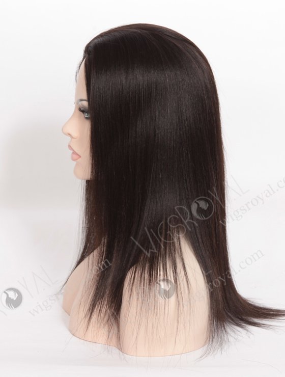 In Stock Malaysian Virgin Hair 14" Yaki Natural Color Silk Top Glueless Wig GL-03036-6519
