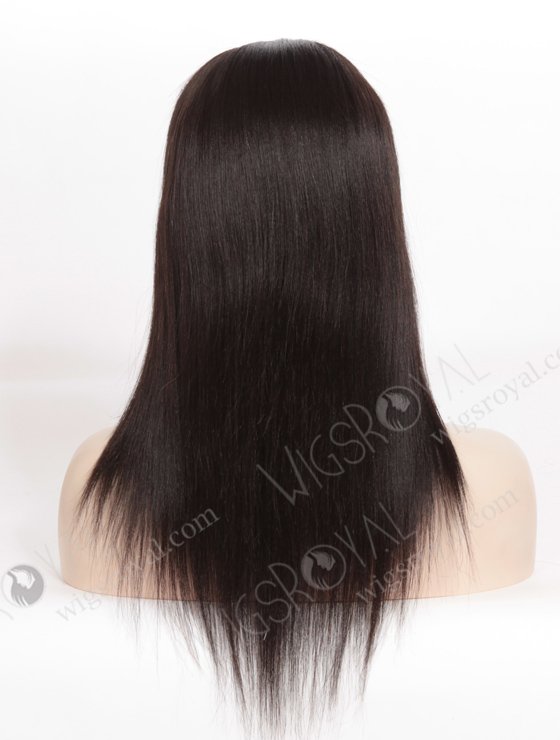 In Stock Malaysian Virgin Hair 14" Yaki Natural Color Silk Top Glueless Wig GL-03036-6520