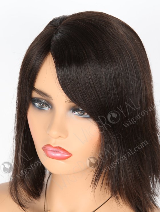In Stock Brazilian Virgin Hair 12" Straight(Bob Style) Natural Color Full Lace Glueless Wig GL-04060-6580