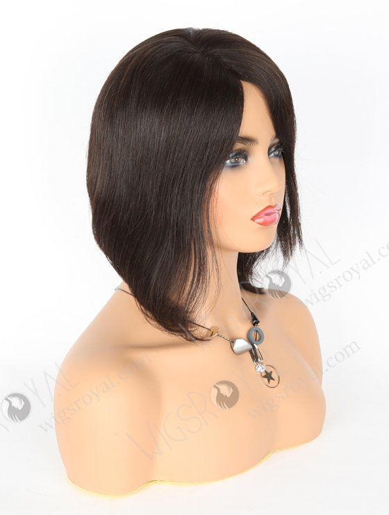In Stock Brazilian Virgin Hair 12" Straight(Bob Style) Natural Color Full Lace Glueless Wig GL-04060-6579