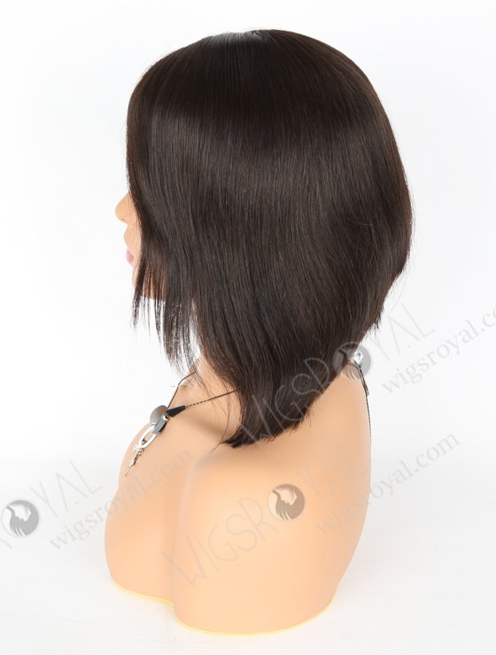 In Stock Brazilian Virgin Hair 12" Straight(Bob Style) Natural Color Full Lace Glueless Wig GL-04060-6583