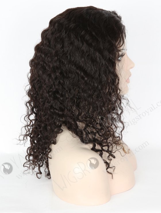 In Stock Brazilian Virgin Hair 16" Molado Curly Natural Color Full Lace Glueless Wig GL-04031-6541