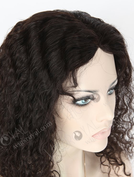 In Stock Brazilian Virgin Hair 16" Molado Curly Natural Color Full Lace Glueless Wig GL-04031-6542