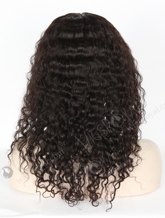 In Stock Brazilian Virgin Hair 16" Molado Curly Natural Color Full Lace Glueless Wig GL-04031-6543