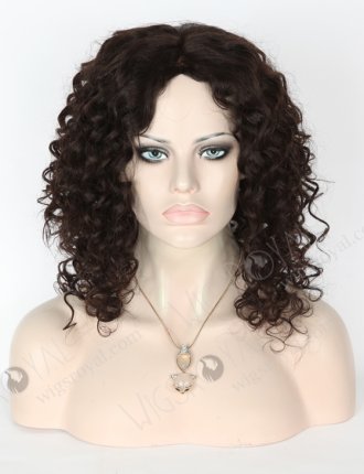 In Stock Chinese Virgin Hair 18" Loose Spiral Curl Natural Color Full Lace Glueless Wig GL-07017