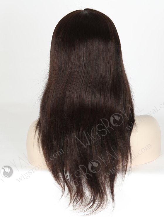 In Stock Indian Remy Hair 14" Light Yaki 1b# Color Lace Front Wig SLF-01046-6841