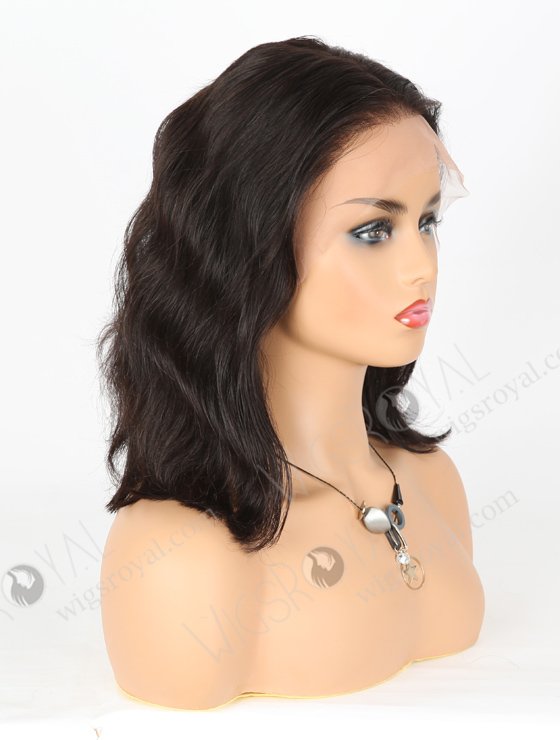 In Stock Indian Remy Hair 12" BOB Body Natural Color Lace Front Wig SLF-01243-6851