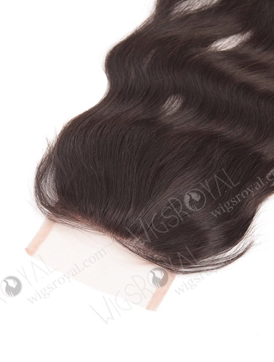 In Stock Indian Remy Hair 18" Natural Wave Natural Color Top Closure STC-268-7213