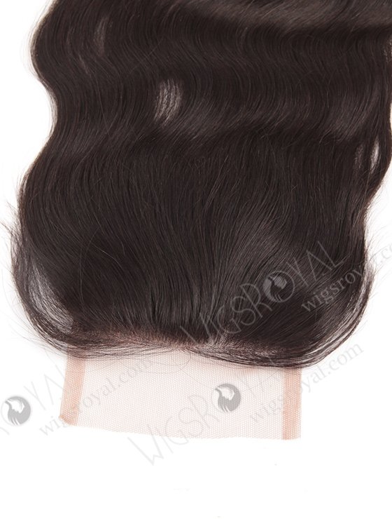 In Stock Indian Remy Hair 18" Natural Wave Natural Color Top Closure STC-268-7214
