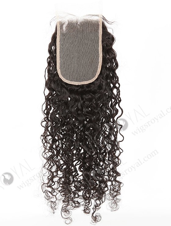 In Stock Indian Remy Hair 22" Loose Pixie Curl Natural Color Top Closure STC-393-6970