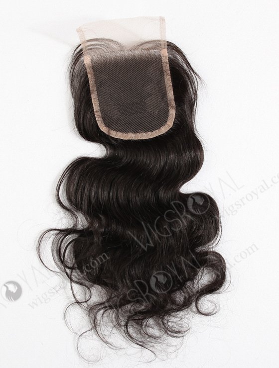 In Stock Indian Remy Hair 14" Body Wave #1B Color Top Closure STC-04-7358