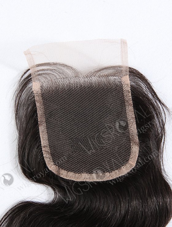 In Stock Indian Remy Hair 14" Body Wave #1B Color Top Closure STC-04-7359