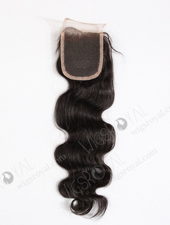 In Stock Indian Remy Hair 16" Body Wave #1B Color Top Closure STC-66-7372