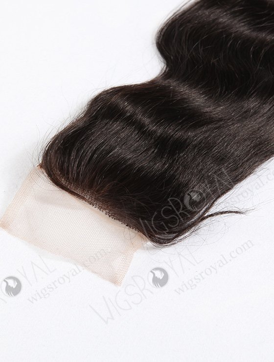In Stock Indian Remy Hair 16" Body Wave #1B Color Top Closure STC-66-7373