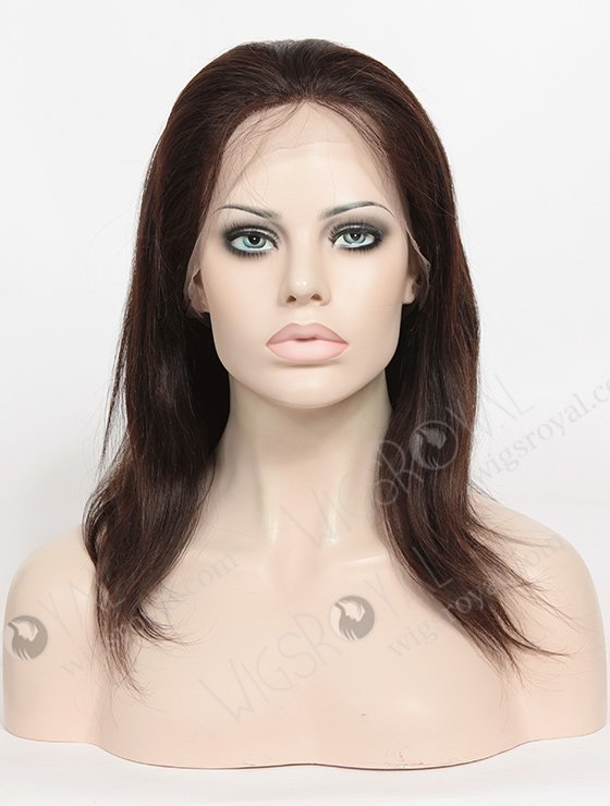 In Stock Indian Remy Hair 14" Straight Natural Color Full Lace Wig FLW-01056