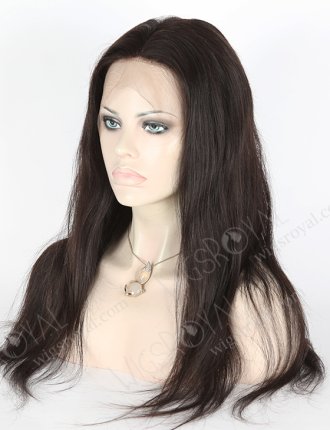 In Stock Indian Remy Hair 20" Straight Natural Color Full Lace Wig FLW-01555