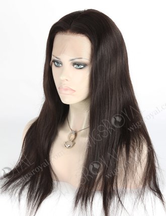 In Stock Indian Remy Hair 20" Straight Natural Color Full Lace Wig FLW-01550