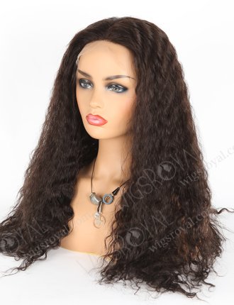 In Stock Indian Remy Hair 20" Spanish Wave 1b# Color Full Lace Wig FLW-01601