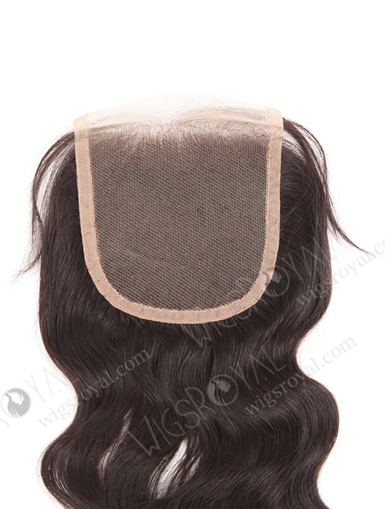 In Stock Indian Remy Hair 10" Natural Wave Natural Color Top Closure STC-39-7137