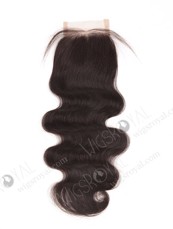 In Stock Indian Remy Hair 16" Body Wave Natural Color Top Closure STC-70-7308