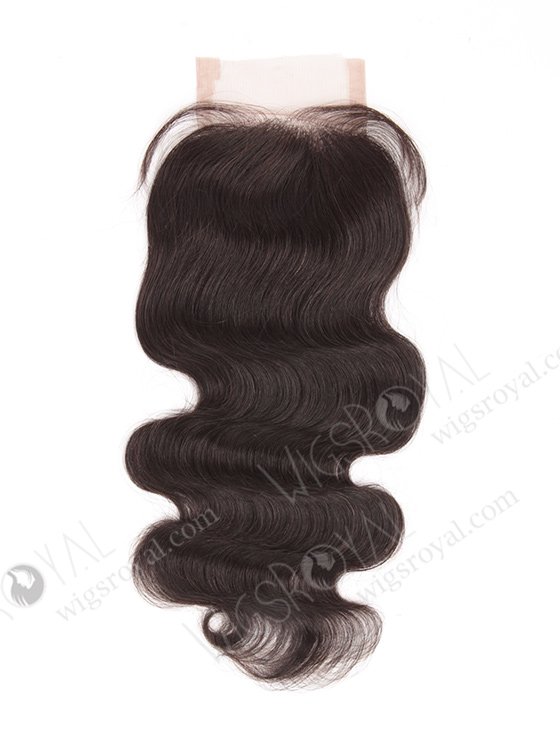 In Stock Indian Remy Hair 14" Body Wave Natural Color Top Closure STC-69-7295