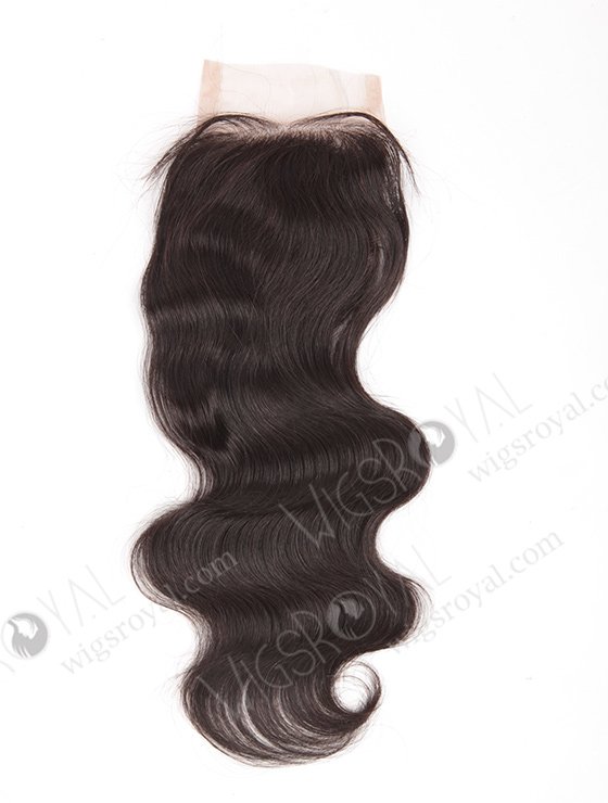 In Stock Indian Remy Hair 12" Body Wave Natural Color Top Closure STC-236-7241