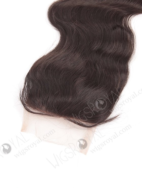 In Stock Indian Remy Hair 12" Body Wave Natural Color Top Closure STC-236-7242