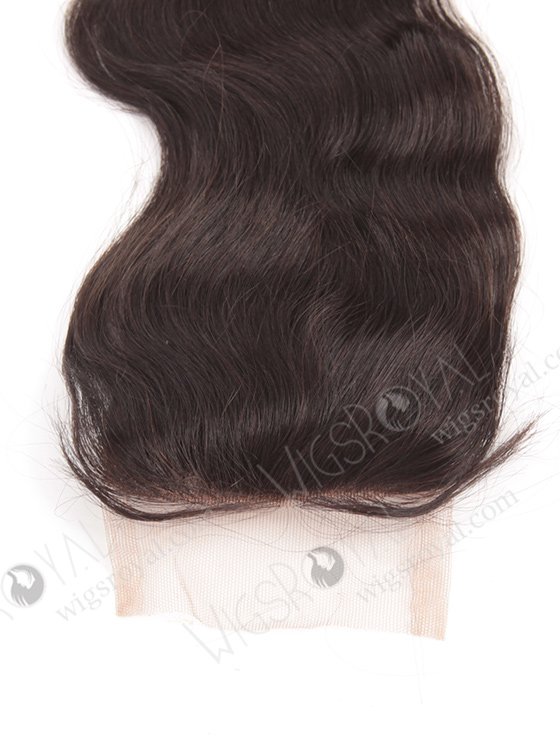 In Stock Indian Remy Hair 12" Body Wave Natural Color Top Closure STC-236-7244
