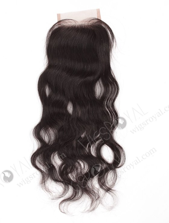  Click   Click  In Stock Indian Remy Hair 16" Natural Wave Natural Color Top Closure STC-03-7204