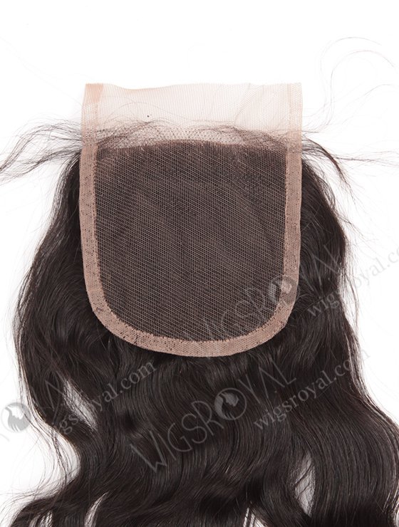 In Stock Indian Remy Hair 14" Natural Wave Natural Color Top Closure STC-02-7200