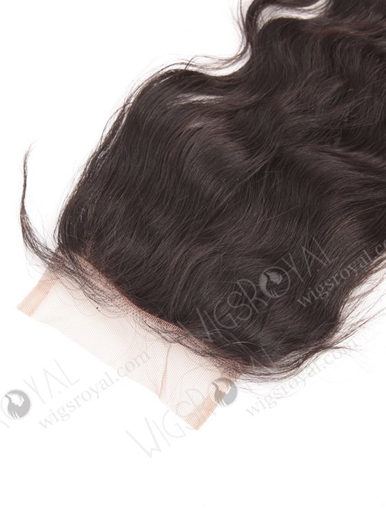 In Stock Indian Remy Hair 14" Natural Wave Natural Color Top Closure STC-02-7201