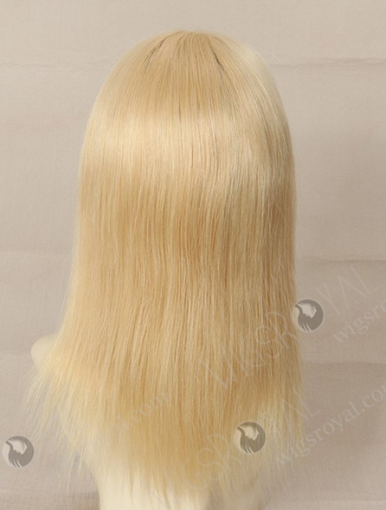 Blond Human Hair Wig with Bangs WR-GL-028-7801