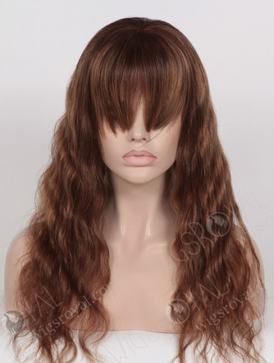 20 Inches Natural Wave Wig with Bangs WR-GL-037-7898
