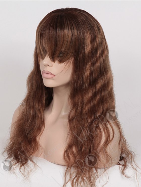 20 Inches Natural Wave Wig with Bangs WR-GL-037-7893