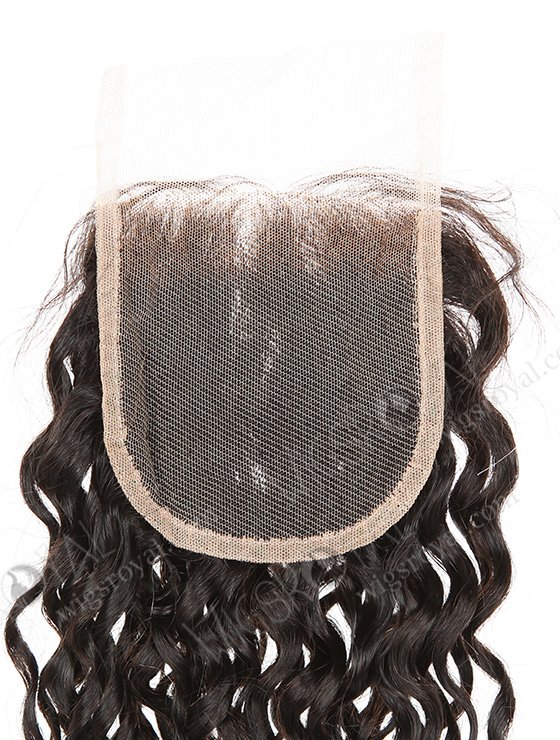 In Stock Indian Remy Hair 20" Loose Pixie Curl Natural Color Top Closure STC-394-7568