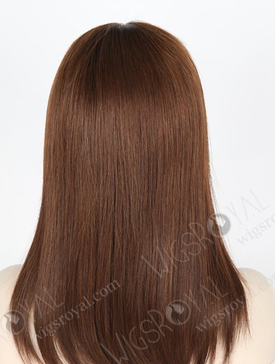 Dark Roots Medium Length Human Hair Wig WR-GR-007-7960