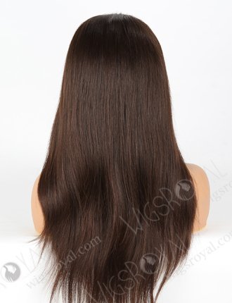 Best Quality 18'' European Virgin Natural Color Natural Straight Silk Top Full Lace Wig WR-ST-047