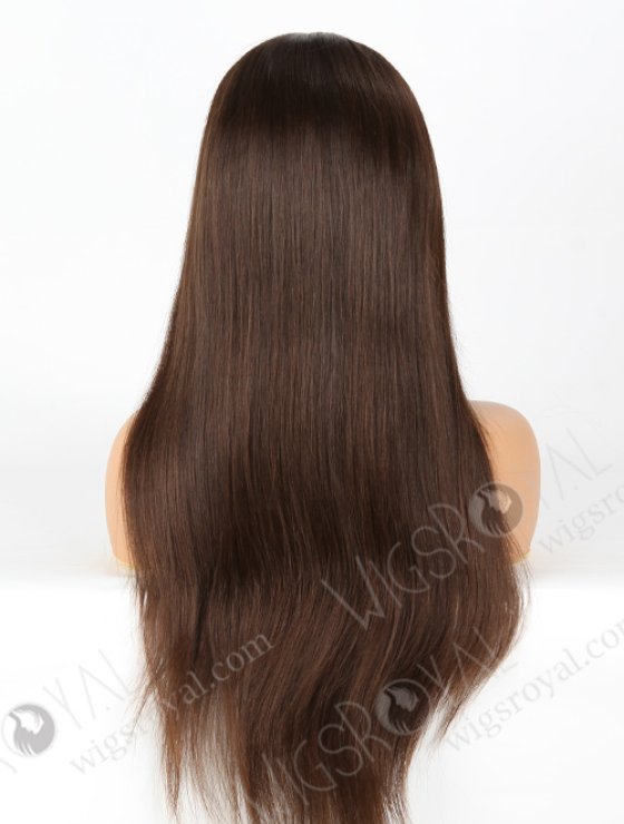 The Long 22'' European Virgin Natural Color Natural Straight Silk Top Full Lace Wig WR-ST-048-7737