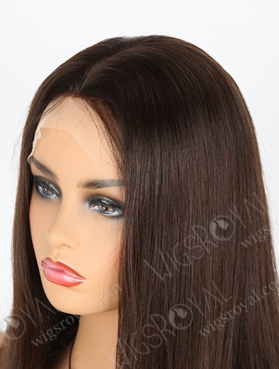 The Long 22'' European Virgin Natural Color Natural Straight Silk Top Full Lace Wig WR-ST-048-7739