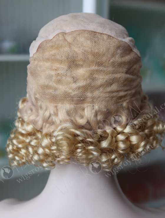 Brazilian Hair Blonde Curly Silk Top Wig WR-ST-036-8483