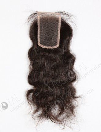 In Stock Malaysian Virgin Hair 14" Natural Straight Natural Color Top Closure STC-08