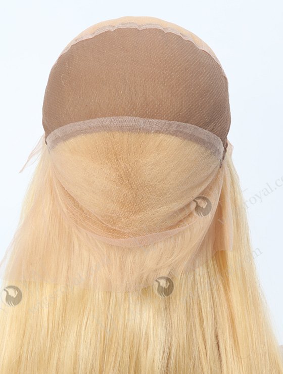 Silky Straight Long Blonde Human Hair Wig WR-LW-037-8257