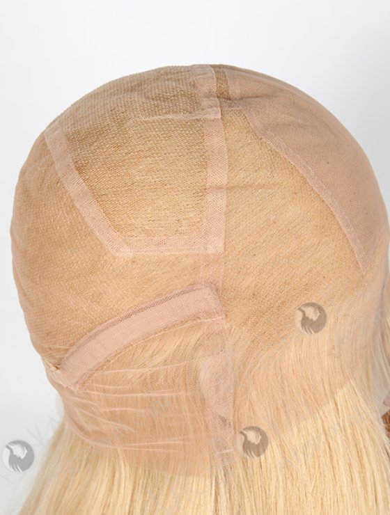 Top Quality 30'' European Virgin 24# Color Straight Silk Top Full Lace Wig WR-ST-008-8396